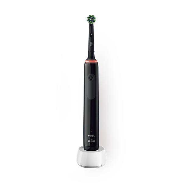 Электрическая зубная щётка Oral-B Pro 3 3500 и дорожный футляр, чёрный