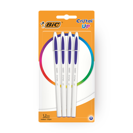 Ручка шариковая Bic Cristal Up синяя среднее письмо