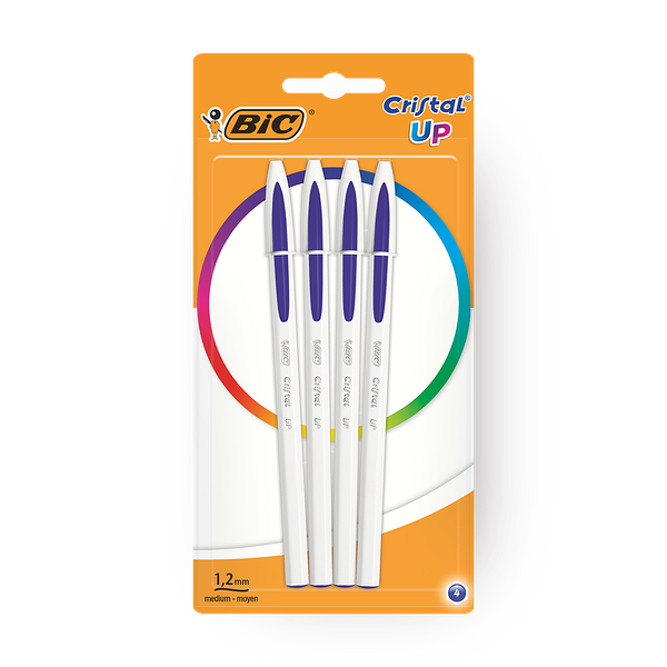 Ручка шариковая Bic Cristal Up синяя среднее письмо