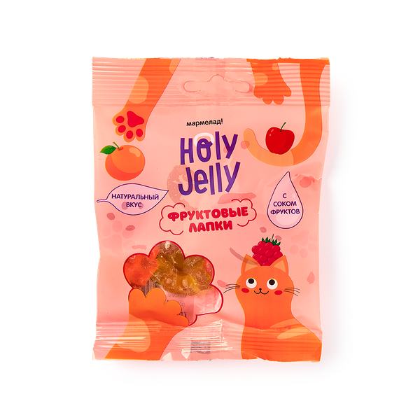 Марме­лад Holy Jelly фрукто­вые лапки