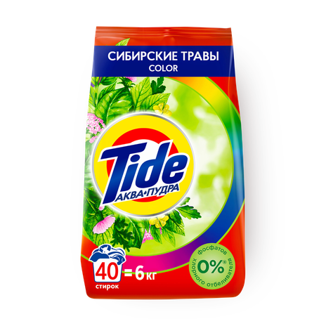 Стиральный порошок Tide Аква пудра Color Сибирские травы