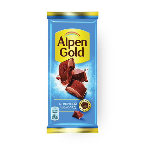 Шоколад молочный Alpen Gold