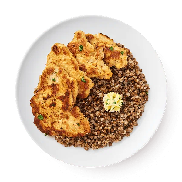 Шницель куриный с гречкой Damdala