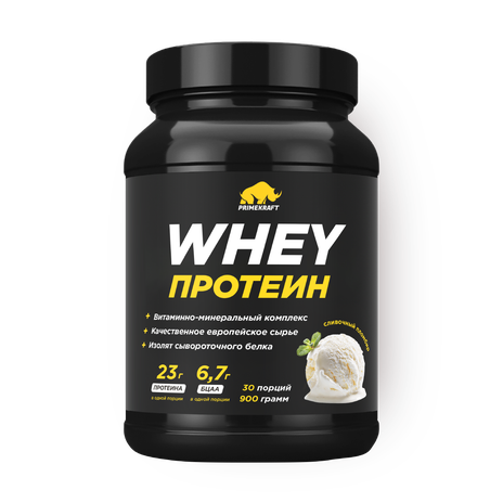 Протеин сывороточный PrimeKraft Whey сливочный пломбир
