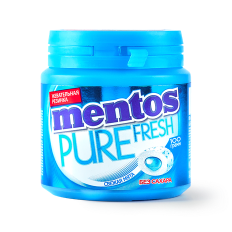 Жевательная резинка Mentos Pure Fresh свежая мята