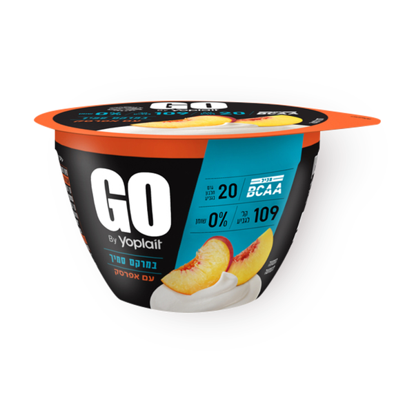 GO thick yogurt peach 0% fat