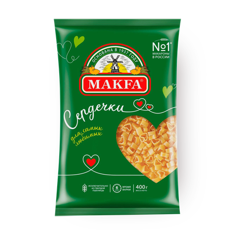 Макарони сeрдeчки «Макфа»