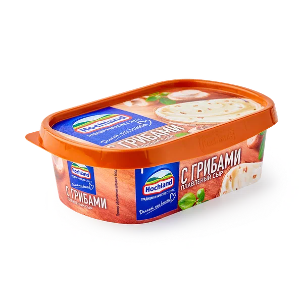 Сыр плавленый Hochland с грибами 55%