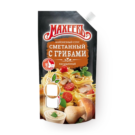 Соус майонезный сметанный «Махеевъ» с грибами 50,5%