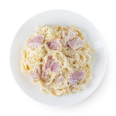 Паста Карбонара «Вилкин», 250 г — купить с доставкой из Яндекс Лавки