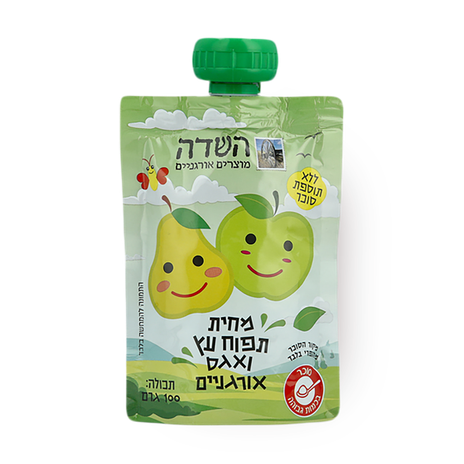 סקוויז תפוח עץ ואגס אורגניים