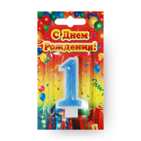 Свеча Цифры 1 Candles Asia