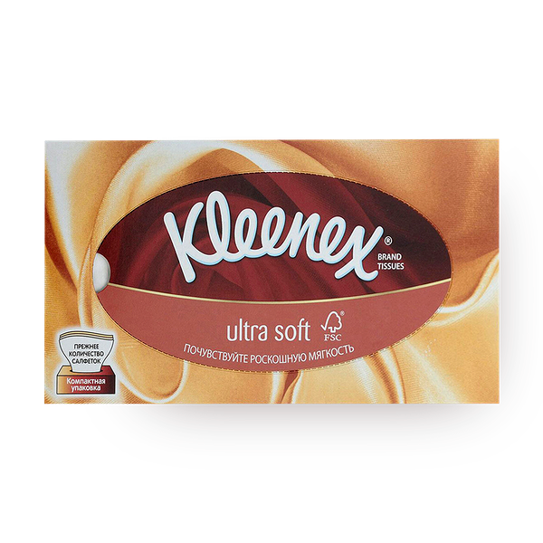Салфетки бумажные Kleenex Ultra Soft