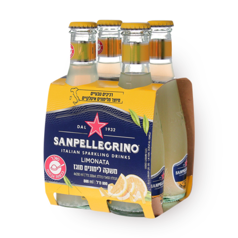 San Pellegrino lemon flavored carbonated drink