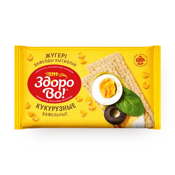 Хлебцы вафельные кукурузные «Здорово!»
