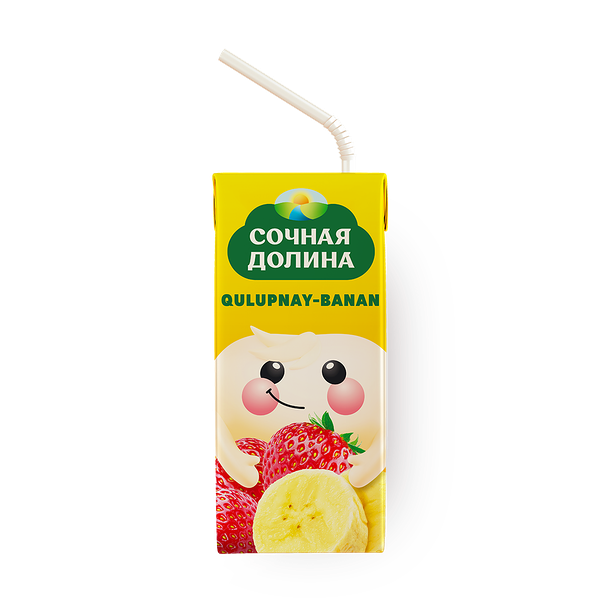 Напиток Бананово-клубничный «Сочная долина»
