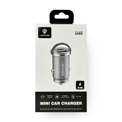 Зарядное устройство автомобильное Lenyes CA60 PD 45W