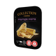 Collection sliced Scandinavian cheese