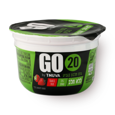 Tnuva Go Protein enriched strawberry soy pudding 3%