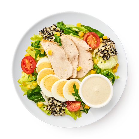 Салат с яйцом и индейкой «Сегодня»