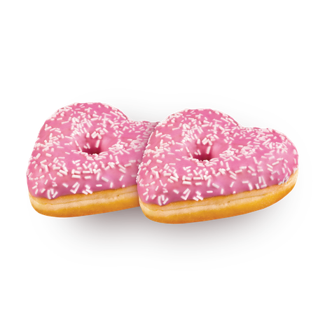 Hearts donut pair pack