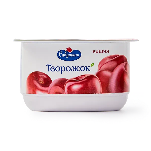 Творожок «Савушкин» 3,5% вишня