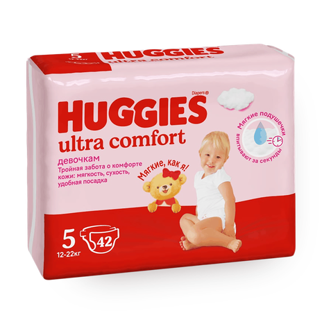 Подгузники Huggies Ultra Comfort 5 12-22 кг