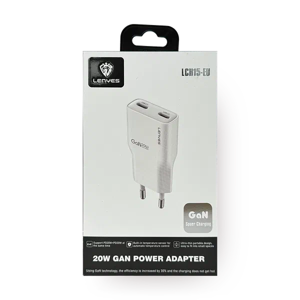 Зарядное устройство сетевое Lenyes LCH15-EU 20W GaN