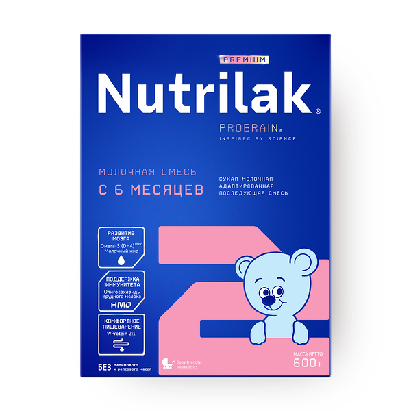 Смесь молочная Premium Nutrilak c 6 до 12 месяцев