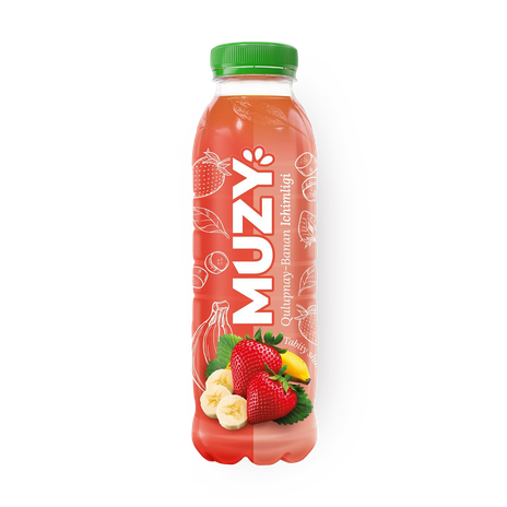 Напиток сокосодержащий Muzy клубника-банан