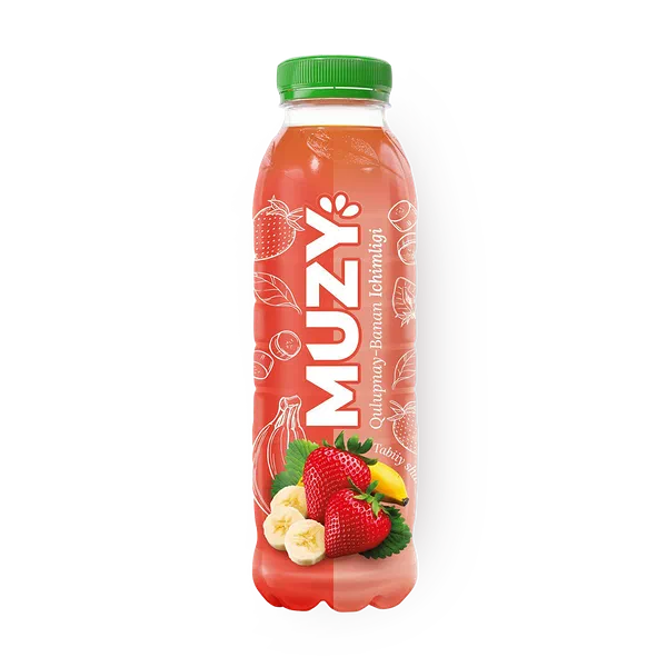 Напиток сокосодержащий Muzy клубника-банан