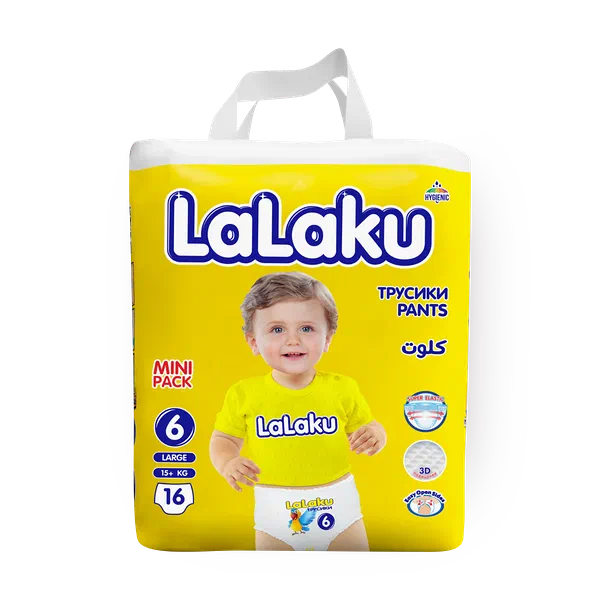 Подгузники-трусики Lalaku мини размер 6 15+ кг