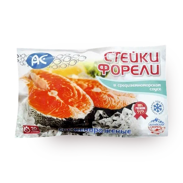 Стейки форели в средиземноморском соусе «АС»