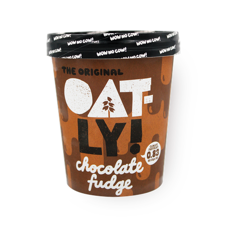 Мороженое безлактозное овсяное Oatly! шоколадная помадка