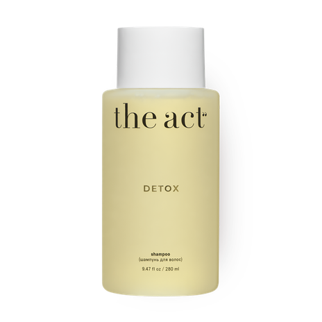 Шампунь The Act Detox глубоко очищающий с яблочным уксусом и гидролизованным кератином