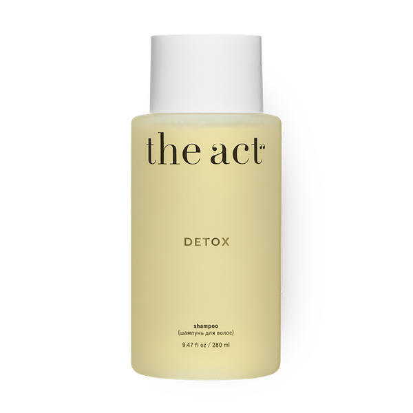 Шампунь The Act Detox глубоко очищающий с яблочным уксусом и гидролизованным кератином