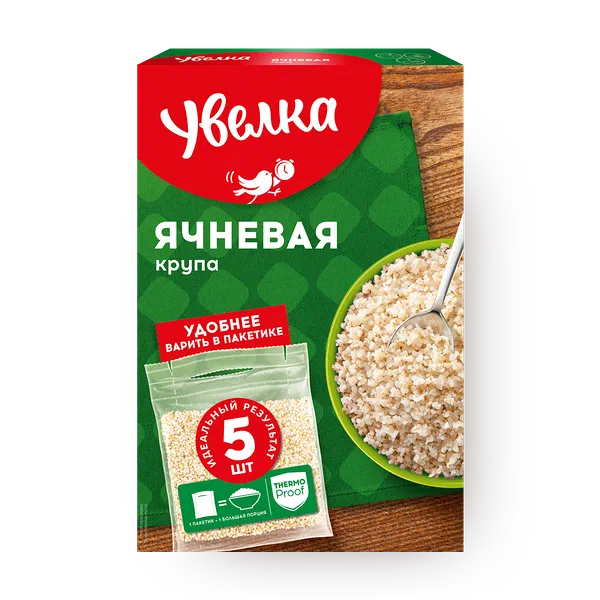 Крупа ячневая «Увелка» в варочных пакетах