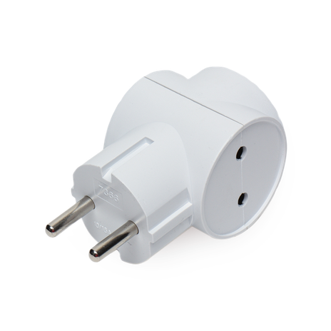 Тройник Beshr B35 без заземления 3 гнезда