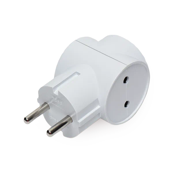 Тройник Beshr B35 без заземления 3 гнезда