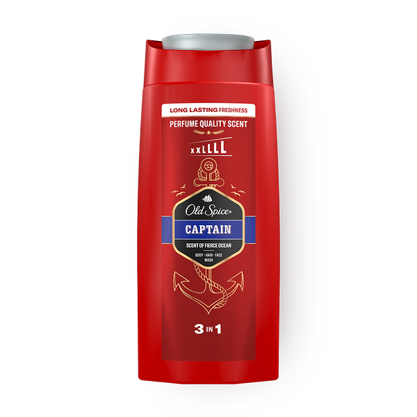Гель для душа и шампунь 3 в 1 Old Spice Captain
