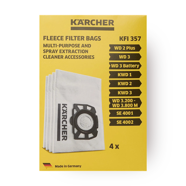 Пылесборники Karcher 2.863-314.0, белый/черный