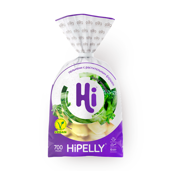 Пельмени с растительным фаршем HiPelly Hi!