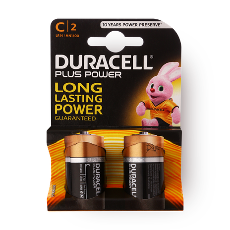 Duracell type C batteries