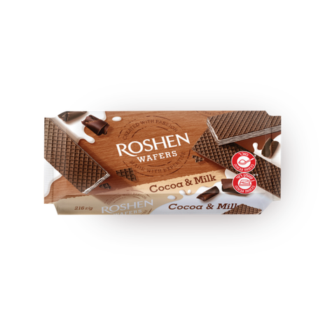 Waffle with milk cocoa flavor Roshen