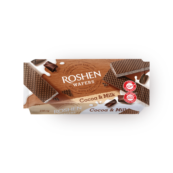 Waffle with milk cocoa flavor Roshen