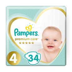 Pampers Premium Care diapers, size 4