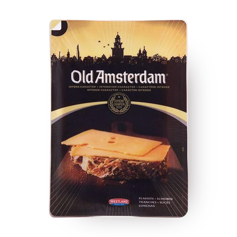 Old Amsterdam cheese slice