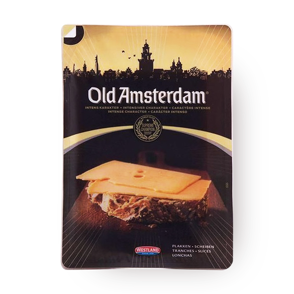 Old Amsterdam cheese slice