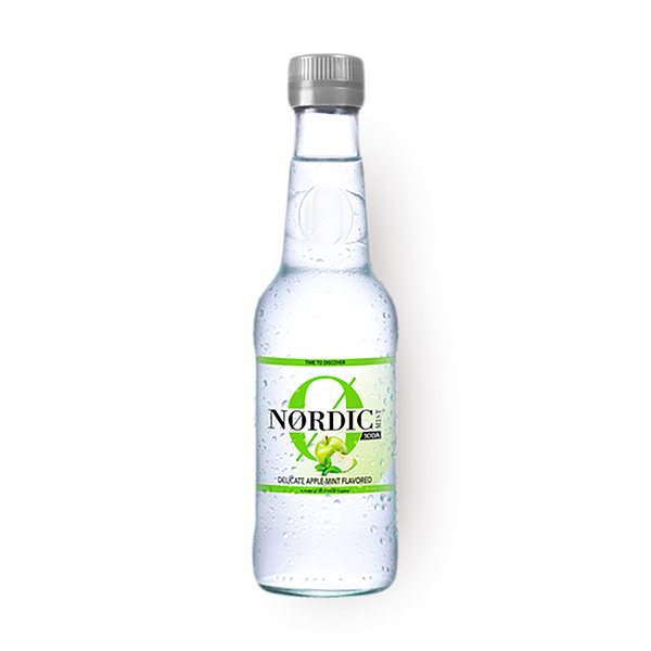 Nordic Mist Soda with mild mint apple flavor