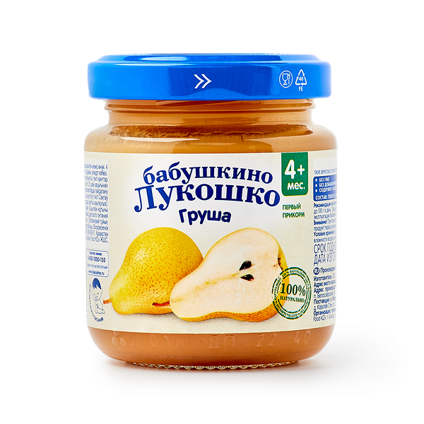 Пюре «Бабушкино лукошко» груша с 4 месяцев